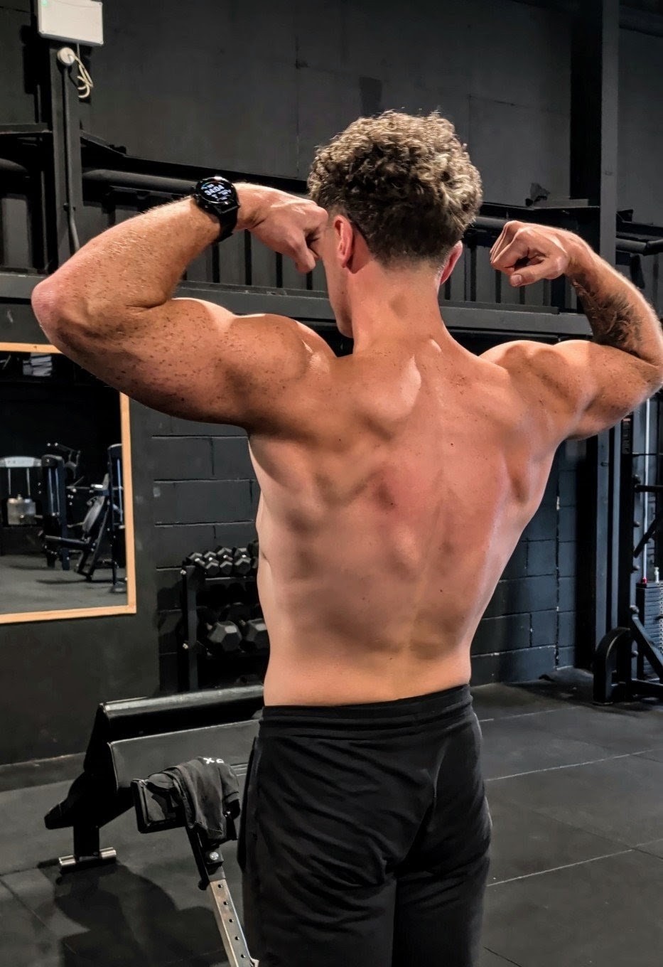 Sam Martin — back double bicep